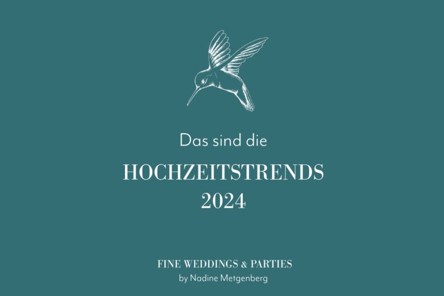 Das sind die Hochzeitstrends 2024: Geschwungene Tische, buntes Tagesfeuerwerk und Hangover Drips