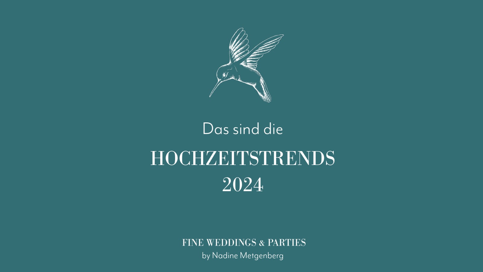 Das sind die Hochzeitstrends 2024: Geschwungene Tische, buntes Tagesfeuerwerk und Hangover Drips